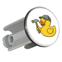 Waschbeckenstöpsel Quietscheente Handwerk Comic...