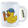 Kaffeetasse Quietscheente Installation Comic Gummiente 330ml