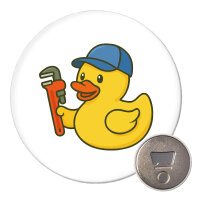 Magnet Quietscheente Installation Comic Gummiente 59mm...