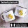 Emaille Tasse Quietscheente Metzgerei Comic Gummiente 300ml Vintage