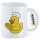 Kaffeetasse Quietscheente Bäckerei Comic Gummiente 330ml