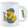 Kaffeetasse Quietscheente Kfz-Mechatronik Comic Gummiente 330ml