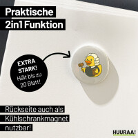 Magnet Quietscheente Jurist Comic Gummiente 59mm Kühlschrankmagnet Flaschenöffner