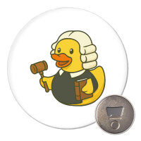 Magnet Quietscheente Jurist Comic Gummiente 59mm Kühlschrankmagnet