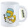 Kaffeetasse Quietscheente Medizin Comic Gummiente 330ml