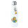 Edelstahl-Trinkflasche Quietscheente Physiotherapie Comic Gummiente 500ml Wasserflasche