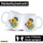 Kaffeetasse Quietscheente Grafikdesign Comic Gummiente 330ml