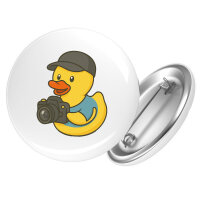 Button Quietscheente Fotografie Comic Gummiente