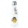 Trinkflasche Quietscheente Friseurin Comic Gummiente 500ml Edelstahl Wasserflasche