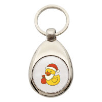 Schlüsselanhänger Quietscheente Weihnachtsmann...