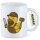 Kaffeetasse Quietscheente Schreinerei Comic Gummiente 330ml