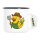 Emaille Tasse Quietscheente Landwirtschaft Comic Gummiente 300ml Vintage