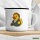 Emaille Tasse Quietscheente Chefin Comic Gummiente 300ml Vintage