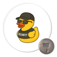 Magnet Quietscheente Security Comic Gummiente 59mm...