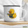 Emaille Tasse Quietscheente Gastronomie Comic Gummiente 300ml Vintage