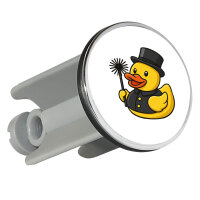 Waschbeckenstöpsel Quietscheente Schornsteinfeger...