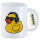 Kaffeetasse Quietscheente DJ Gummiente Club-DJ 330ml