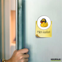 Magnet Quietscheente DJ Gummiente Club-DJ 59mm...