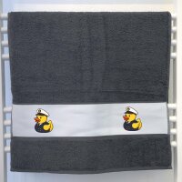 Handtuch Quietscheente Kapit&auml;n Gummiente...