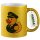 Glitzertasse Quietscheente Pilot Gummiente Flugkapitän 330ml