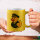 Glitzertasse Quietscheente Pilot Gummiente Flugkapitän 330ml