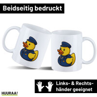 Kaffeetasse Quietscheente Stewardess Gummiente...