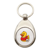 Schlüsselanhänger Quietscheente Fußballer...