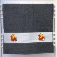Handtuch Quietscheente Fußballer Gummiente...