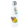 Edelstahl-Trinkflasche Quietscheente Tennis-Spieler Gummiente Tennissportler 500ml Wasserflasche