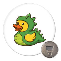 Magnet Quietscheente Dinosaurier Gummiente Gärtnerin...