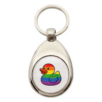 Schlüsselanhänger Quietscheente LGBTQ Pride...