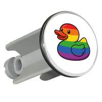 Waschbeckenstöpsel Quietscheente LGBTQ Pride Comic...