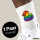 Unisex Socken Quietscheente LGBTQ Pride Comic Gummiente Größe 37/46 White Motiv Tennissocken