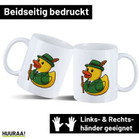 Kaffeetasse Quietscheente Schützenbruder Gummiente...