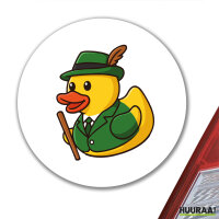 Aufkleber Quietscheente Schützenbruder Gummiente...