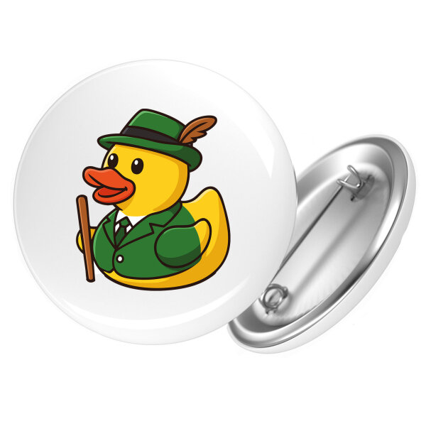 Button Quietscheente Schützenbruder Gummiente Schützenfest