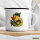 Emaille Tasse Quietscheente Schützenkönig Gummiente Schützenfest 300ml Vintage