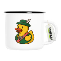 Emaille Tasse Quietscheente Schützenkönigin...