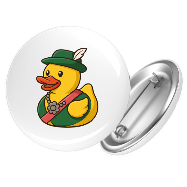 Button Quietscheente Schützenkönigin Gummiente Schützenfest rund