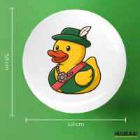 Button Quietscheente Schützenkönigin Gummiente Schützenfest