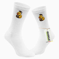 Unisex Socken Quietscheente Professor Gummiente Lehrer...