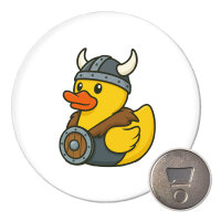 Magnet Quietscheente Wikinger Gummiente Viking 59mm...
