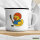 Emaille Tasse Quietscheente Eishockey Gummiente Hockey 300ml Vintage