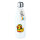 Edelstahl-Trinkflasche Quietscheente Reggae Gummiente Rastafari 500ml Wasserflasche
