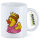 Kaffeetasse Quietscheente Prinzessin Gummiente Princess 330ml