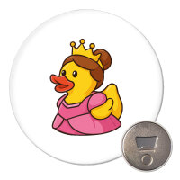 Magnet Quietscheente Prinzessin Gummiente Princess 59mm...