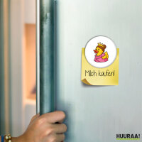 Magnet Quietscheente Prinzessin Gummiente Princess 59mm...