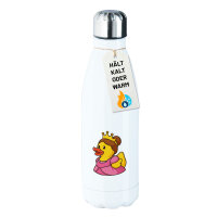 Trinkflasche Quietscheente Prinzessin Gummiente Princess...