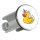 Waschbeckenstöpsel Quietscheente Einhorn Gummiente Unicorn 4cm