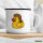 Emaille Tasse Quietscheente Vokuhila Gummiente 80s 300ml Vintage
